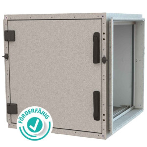 Systemair Filtermodul-HEPA 0505-660 mit Flansch, Abm.: 392x392x700mm (255964)