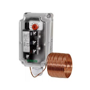 Systemair Anlegethermostat AT-2090U 20-90°C, IP30, mit Spannfeder 220 mm (382051)