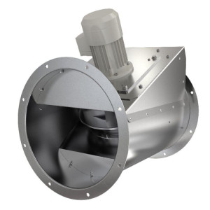 Systemair AxZent 450EC DN 450, 230V/50Hz, 1~, EC, Stahl verz. (382389)