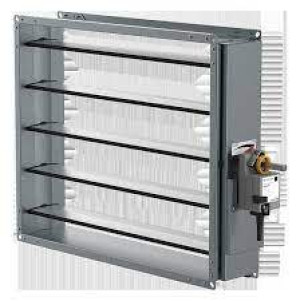 Systemair TUNE-S-800x500-H Eckige Jalousieklappe,Verz.Stahl,4C, man (421364)