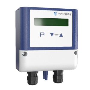Systemair Druckregler PCA 1000D2 Druck- o. Volumenstrom, 0-1000Pa, 24VDC (76739)
