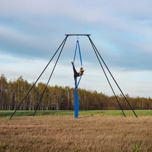 Profesjonalny Stelaż do sprzętów aerial dla dzieci, bezpieczny stelaż do akrobatyki powietrznej  - konstrukcja do szarfy i koła - FR Sport