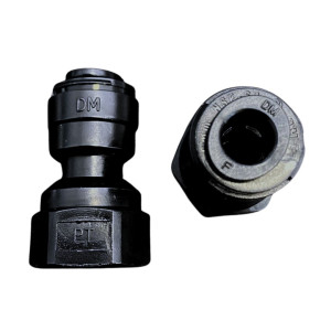 Terminale Diritto Femmina Ø Tubo - Filetto Bspt 6mm X 1/4"