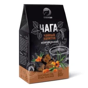 Herbata ziołowa czaga z rokitnikiem 80 g