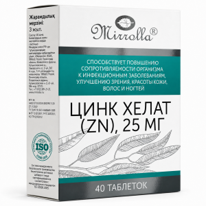 Cynk Chelat 40 tab 25 mg