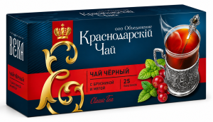 Herbata czarna z żurawiną i miętą 25 szt 1,7 g
