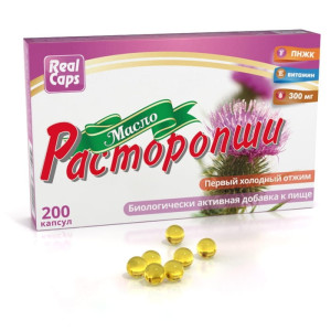 Olej z ostropestu 200 kaps 0,3 gr