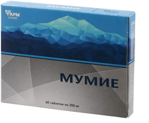 Mumio oczyszczone Shilajit 60 tab 0,2 g