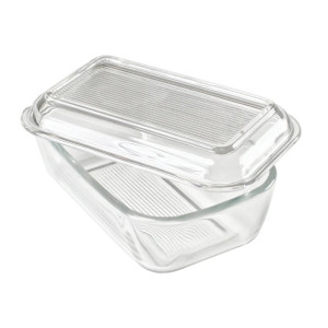 Glasschale mit Deckel