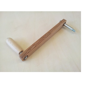 Handantrieb Set Holz zu WIDU-Mühle