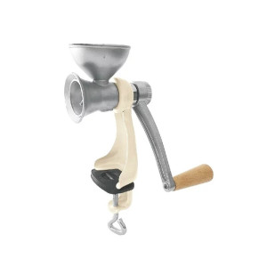 Mohnquetsche mit Stahlmahlwerk, beige