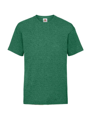 Fruit of the Loom Koszulka dziecięca Classic valueweight kids - zielony melanż (RX), 104 cm (3-4 lata)