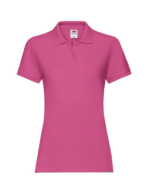 Fruit of the Loom Polo damskie Premium Lady-Fit - fuchsia (57), XL