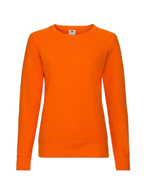 Fruit of the Loom Bluza damska lekka raglan - pomarańczowy (44), XS