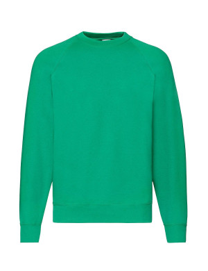 Fruit of the Loom Bluza męska Classic Raglan Sweat - trawiasta zieleń (47), L