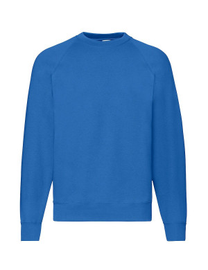 Fruit of the Loom Bluza męska Classic Raglan Sweat - niebieski (51), S
