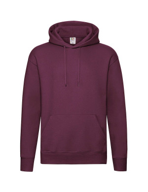 Fruit of the Loom Bluza Męska Premium z kapturem - burgund (41), L
