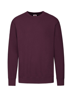 Fruit of the Loom Bluza męska lekka Set-In Sweat - burgund (41), L