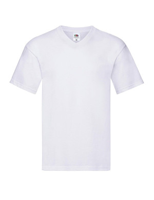 Fruit of the Loom Koszulka męska V-neck Original - biały (30), L
