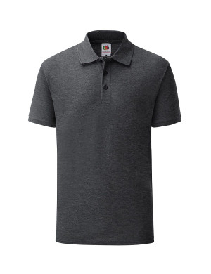 Fruit of the Loom Polo męskie Piqué 65/35 - grafitowy melanż (HD), L