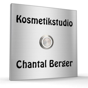 Edelstahl Türklingel 100x100mm