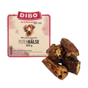 Dibo Putenhälse für Hunde luftgetrocknet ? Natürlicher Hundesnack | 250 g