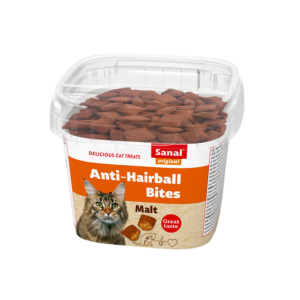 Katzen Snack | Anti Hairball Bites im praktischen 75g Becher