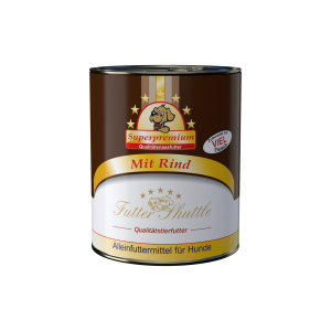Hochwertiges Hunde Nassfutter Rind 800g - Hochwertiges Hunde Nassfutter