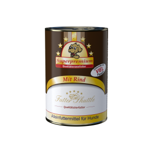 Hochwertiges Nassfutter für Hunde | Mit Rind 400g -  Hochwertiges Hundefutter Nassfutter von Futter Shuttle