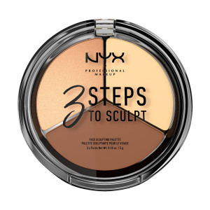 3 Steps To Sculpt Face Sculpting Palette 5gr