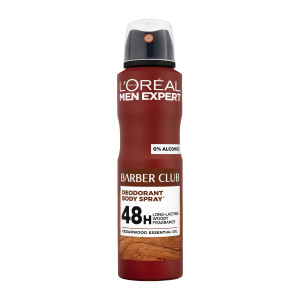 Men Expert Barber Club Αποσμητικό Spray Σώματος Με 48Ωρη Δράση 150ml