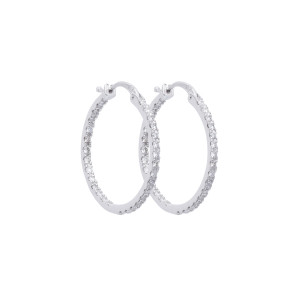 Pendientes Aros Diamantes - Colección Marma