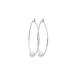 Pendientes Aros Perla - Colección Marma