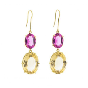 Pendientes Piedras Semipreciosas - Pendientes