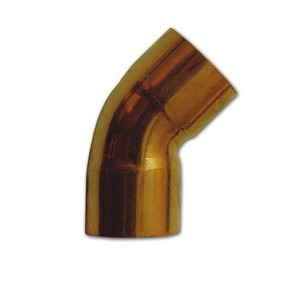 Curva cobre H-H 45ï¿½ de 12 mm