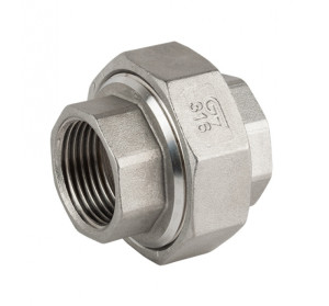 Enlace 3 piezas inox roscado hembra - hembra de 3/4