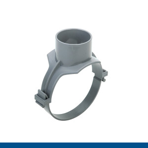 Injerto clip PVC evacuaciï¿½n 110 - 50 con cierre