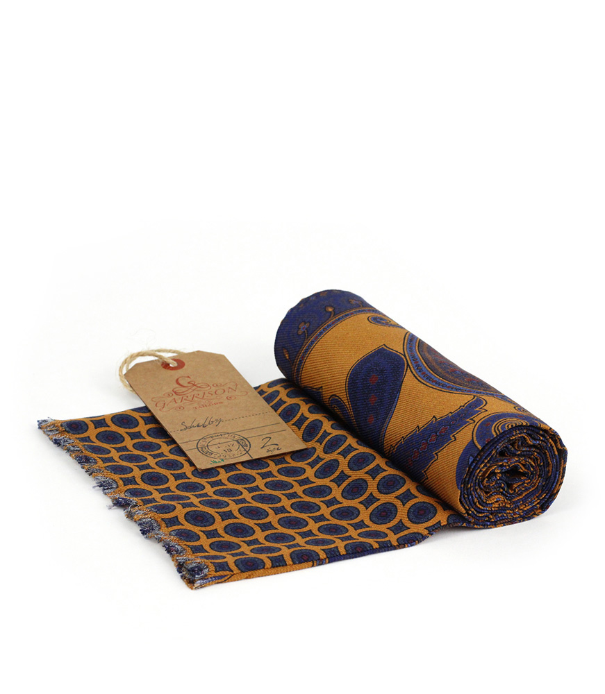 Silk Scarf - Gold