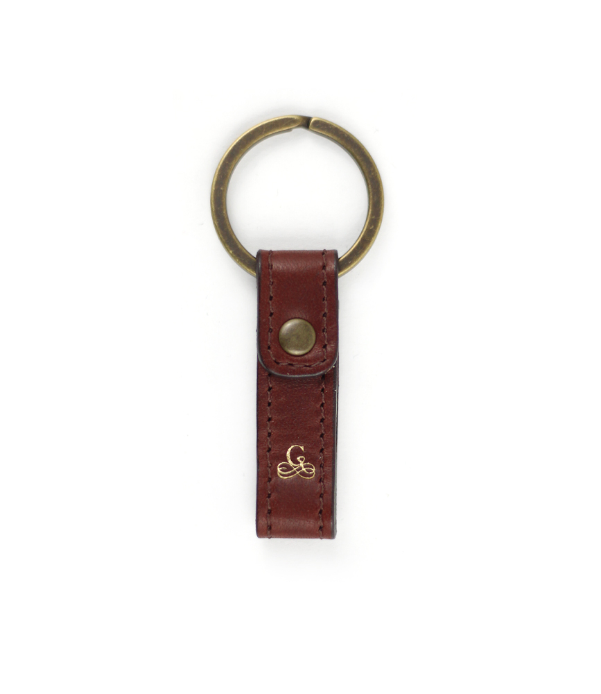Charlie Leather Key Ring