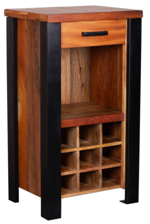 Weinkommode Venosa Oldwood 56x45x102 cm