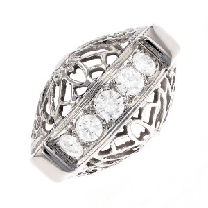 Gemme-les-bijoux Bague diamants 0.55