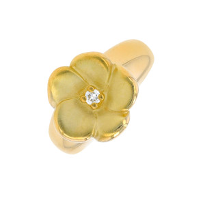 Gemme-les-bijoux Bague fleur diamant