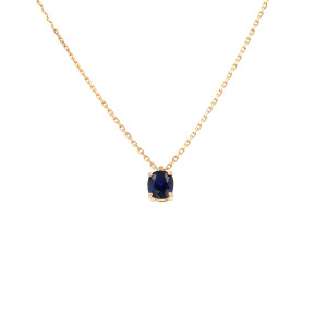 Gemme-les-bijoux Collier saphir 1.60