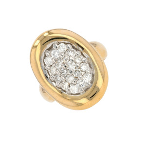 Gemme-les-bijoux Bague diamants 0.71