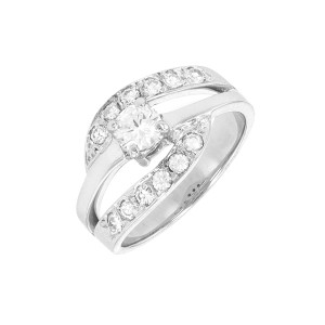 Gemme-les-bijoux Bague diamants 0.74