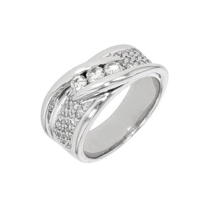 Gemme-les-bijoux Bague diamants 0.57