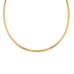 Gemme-les-bijoux Collier maille oméga