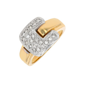 Gemme-les-bijoux Bague diamants 0.315