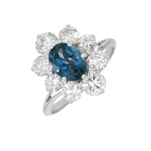 Gemme-les-bijoux Bague diamants 1.84