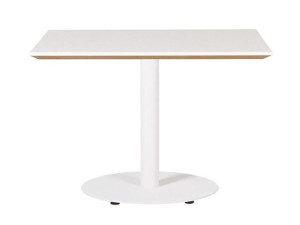 Sofabord Trend, 700x700mm,rund fot, hvit/OUTLET